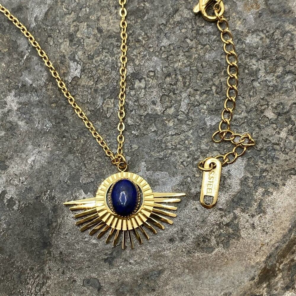NEW Starry Blue Night Lapis Necklace - Picture 14 of 15